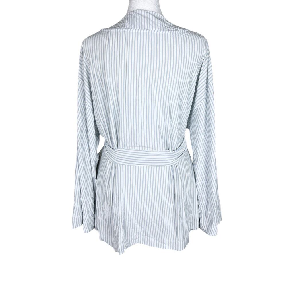 LAKE Dream Modal Kimono Pajama Top in Fog Luxury Sleep Loungewear Size Medium - Picture 4 of 7